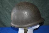 World War II US Officers Helmet Liner and Helmet - 3 of 8
