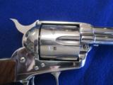 Colt SAA 44 special 7 1/2 " Nickel " - 9 of 15