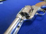 Colt SAA 357 special 7 1/2 " Nickel " - 8 of 10