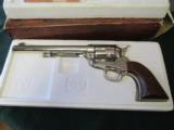 Colt SAA 44 Special 7 1/2 inch Nickel New in Box - 1 of 9