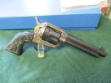 Colt SAA 45 LC 4 3/4 inch Blue and Case New in Box - 1 of 7