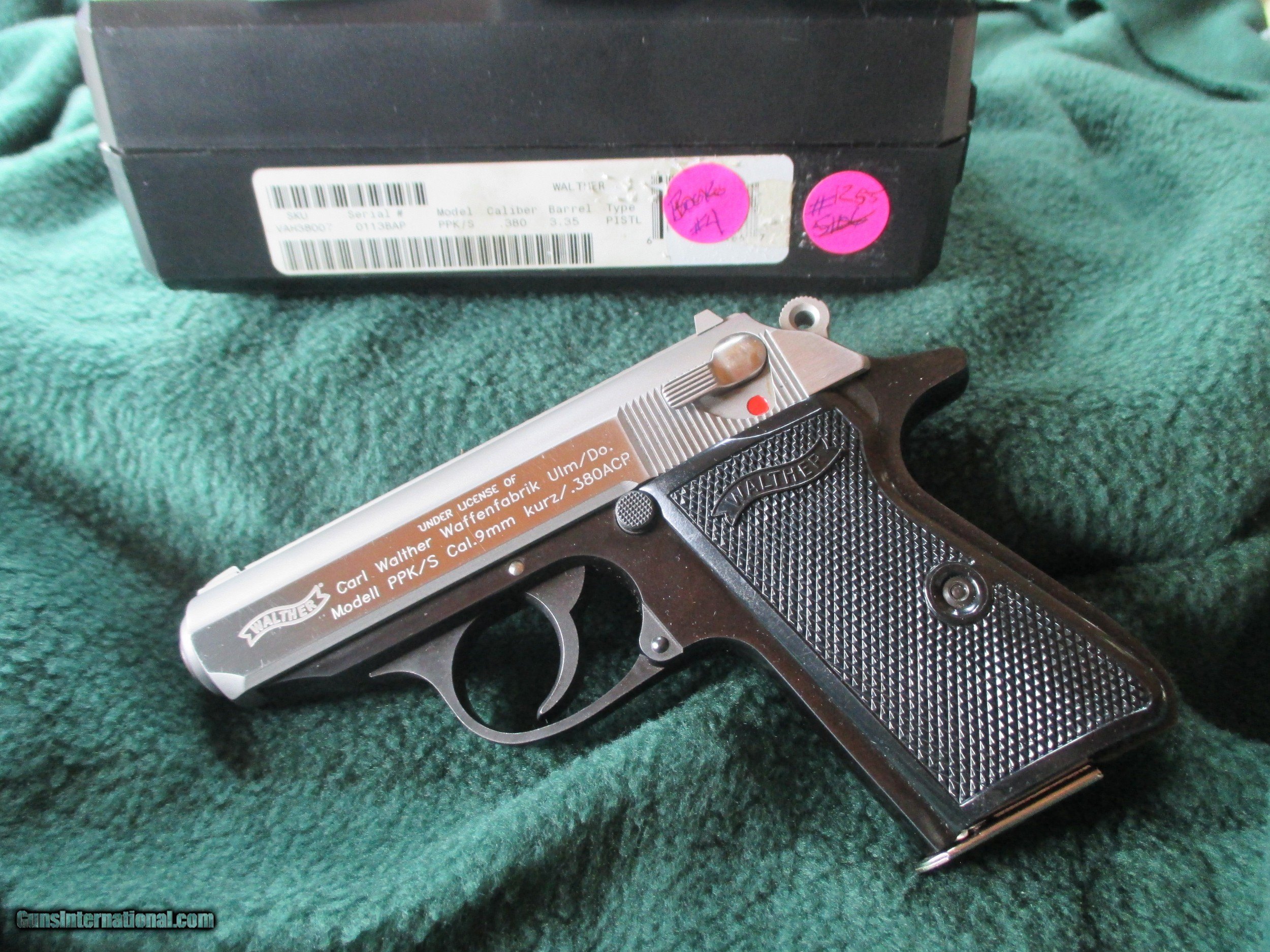 Walther PPKS 380 cal. Two Tone