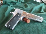 Colt Government Model Stainless 5 inch Mk IV 45 ACP - 1 of 9