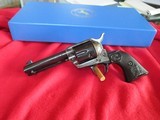 Colt SAA 45 LC 4 3/4 inch blue and case - 1 of 11