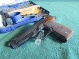 Beretta 92FS Italian New in Box, 3 mags, walnut grips 9mm - 1 of 10