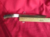 Randall 8 inch stag handled custom minty with Sheath - 1 of 5