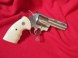 Colt Python stainless 4 inch ported 357 cal manufactured in 1983 with Box and papers - 2 of 10