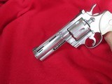 Colt Python stainless 4 inch ported 357 cal manufactured in 1983 with Box and papers - 8 of 10