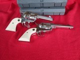Ruger Vaqueros (Pair) High Gloss Stainless model 05105 45 LC 4 5/8 in - 10 of 10