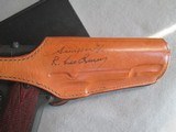 Bianchi 45 acp holster signed by R.Lee Ermey (the Gunny) - 1 of 2