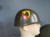 Korean War 49th Infantry US Army Liner and Helmet - 2 of 7