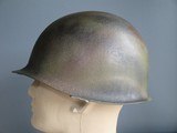 US Army Helmet and Liner from the USATC Armor School - 8 of 9