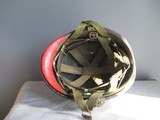 South American Paratrooper Helmet using Surplus WW2 M-1 helmets - 6 of 6