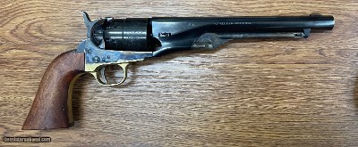 Pietta Colt 1860 Revolver package.
.44 BP and .45 LC Taylor conversion