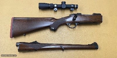 Custom Ruger 77 RSI takedown.
.308