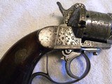 LeFauchex model M1854 cavalry pistol pinfire 12mm w/original box and one original bullet. - 4 of 16