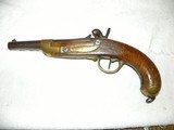 French Dragoon percussion pistol model 1822 converted in 1856. 69 cal - 1 of 20
