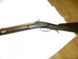J Henry & Son of Phila. 1860 halfstock precussion rifle 40 cal. Rare Naval model heavy barrel w/anchor stamp - 4 of 20