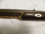 J Henry & Son of Phila. 1860 halfstock precussion rifle 40 cal. Rare Naval model heavy barrel w/anchor stamp - 8 of 20