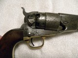 Special Colt Civil War model 1860 New Army cal 44 revolver. 1st year, numbers all match, has long screw lugs for shoulder stock - 4 of 20