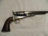 Special Colt Civil War model 1860 New Army cal 44 revolver. 1st year, numbers all match, has long screw lugs for shoulder stock - 1 of 20