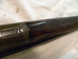 Antique Belgium hammer combo rifle/shotgun sxs double 12 ga x 348 Win. (8.8mm) No,s match (JL 19). maker used T. Barker sideplates. - 17 of 26