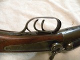 Antique Belgium hammer combo rifle/shotgun sxs double 12 ga x 348 Win. (8.8mm) No,s match (JL 19). maker used T. Barker sideplates. - 15 of 26