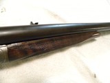 Antique Belgium hammer combo rifle/shotgun sxs double 12 ga x 348 Win. (8.8mm) No,s match (JL 19). maker used T. Barker sideplates. - 13 of 26