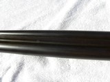 Antique Belgium hammer combo rifle/shotgun sxs double 12 ga x 348 Win. (8.8mm) No,s match (JL 19). maker used T. Barker sideplates. - 22 of 26