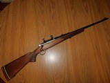 Excellent Winchester model 70 pre 64 1950 270WCF w/Echo Herkner scope mounts - 1 of 19