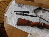New old stock in box Yugo M48 mauser w bayonet and complete kit. Milled.made 1951 w/spam can of ammo. - 2 of 20
