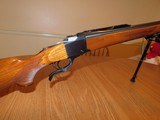 Ruger No. 1 in 25 06. very good condition 26" barrel made 1990 Tiger stripe stock - 3 of 17