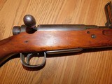 Arisaka 99 short rifle, dust cover, cleaning rod, full mum, airplane sights, bayonet w scabbard, exc. bore - 12 of 18