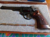 Excellent Smith & Wesson model 53 revolver 22 Rem. Jet Magnum 1st year 1961 w/2 boxs ammo. 100 rounds. - 2 of 20