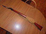 Collectors New old stock unissued Enfield Lakeland No4 Mk1* w/dust cover wrap, sling, bayonet, scabbard, frog. All 1942 Nos match. - 1 of 20