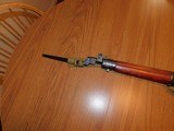 Collectors New old stock unissued Enfield Lakeland No4 Mk1* w/dust cover wrap, sling, bayonet, scabbard, frog. All 1942 Nos match. - 4 of 20