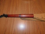 Collectors New old stock unissued Enfield Lakeland No4 Mk1* w/dust cover wrap, sling, bayonet, scabbard, frog. All 1942 Nos match. - 3 of 20