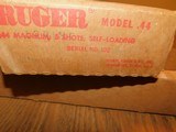 Ruger Model 44 carbine semi auto like new in original box. - 4 of 20