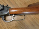 Excellent Winchester model 1894 pre 64, 1953. 30 30 with Lyman 66A peep sight. - 4 of 20