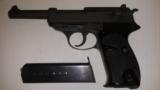 RARE WALTHER P-1 WITH NO IMPORT MARKS IN EXCELLENT CONDITION WITH TWO FACTORY MAGAZINES - 1 of 11