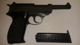 RARE WALTHER P-1 WITH NO IMPORT MARKS IN EXCELLENT CONDITION WITH TWO FACTORY MAGAZINES - 5 of 11