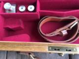 Oak and Leather Case with reproduction Purdey Label - 2 of 8