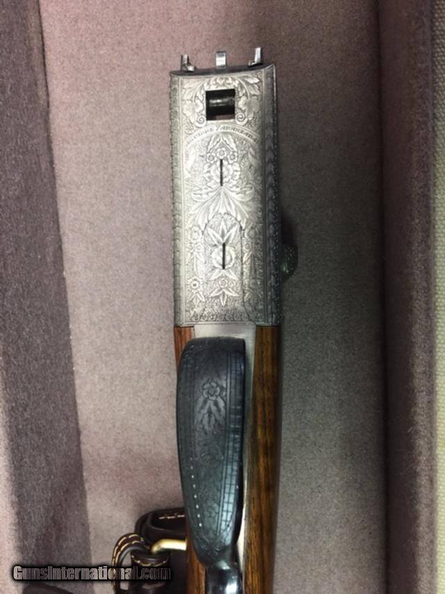 Aya Model 4 53 Deluxe 28 Gauge Boxlock Ejector Shotgun With Case