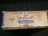 Box for 1950's Smith and Wesson 357 Magnum Nickel - 3 of 13