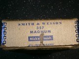 Box for 1950's Smith and Wesson 357 Magnum Nickel - 4 of 13