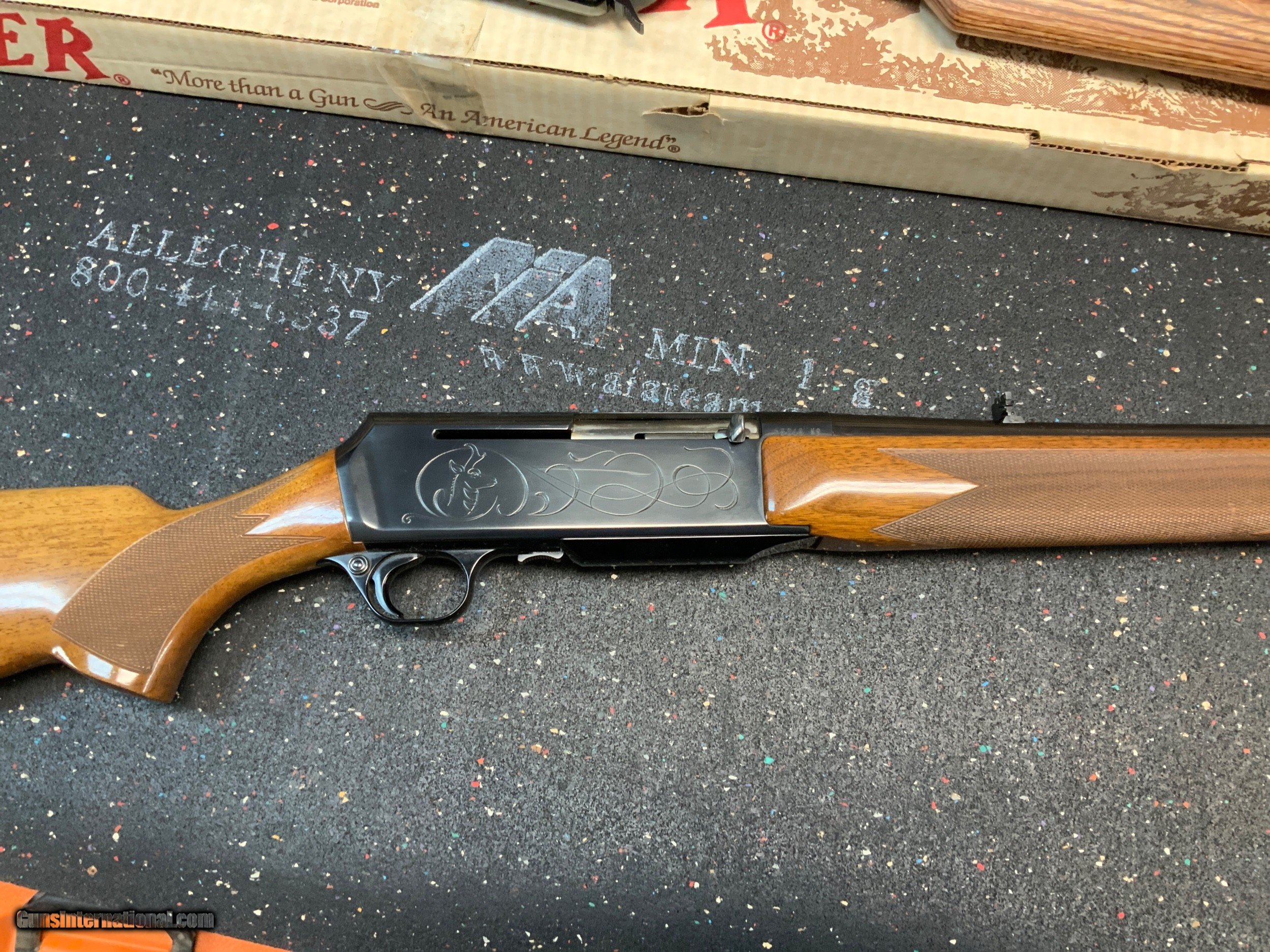 Browning Bar Grade Ii Semi Auto In Rare 243 Caliber