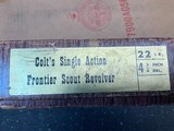 Colt Frontier Scout NIB with Paperwork - 16 of 17