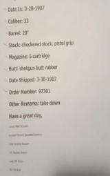 Winchester Model 1886 Deluxe 20