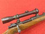 Beautiful pre war German engraved hunting rifle claw mount scope set trigger side safety 8mm cal - 9 of 15