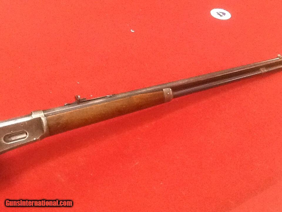 Nice 1900 manf original Winchester model 1894 rifle round brl. Full mag ...